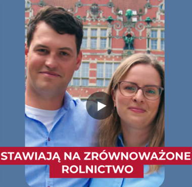 <strong>ANNA i JIM BARTOSIEWICZ</strong><br><small>prowadzą gospodarstwo rolne</small>